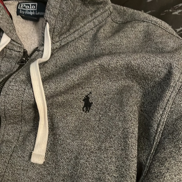 Polo hoodie zip up sweatshirt large - Picture 4 of 6